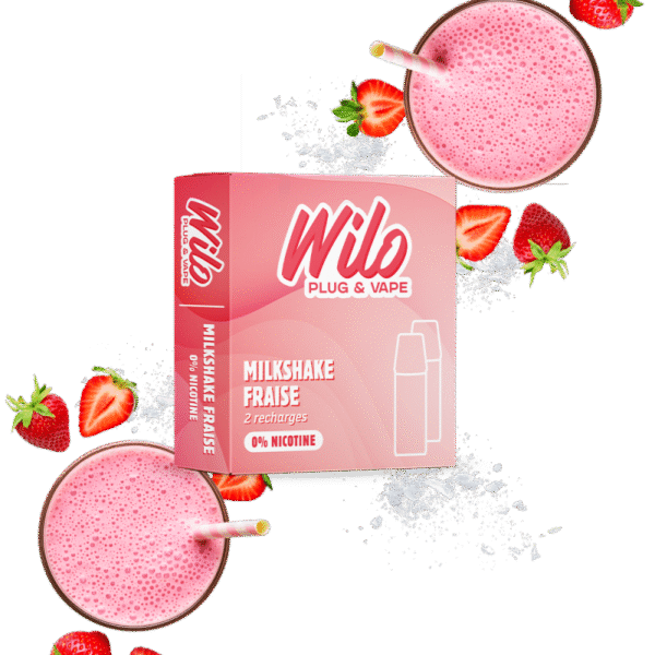 Recharges WILO - Milkshake Fraise