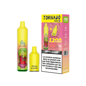 Kit Tornado Mini 1200 Puffs Pêche Glacée