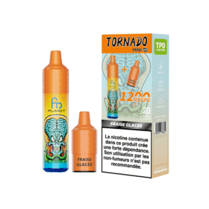 Kit Tornado Mini 1200 Puffs Fraise Glacée