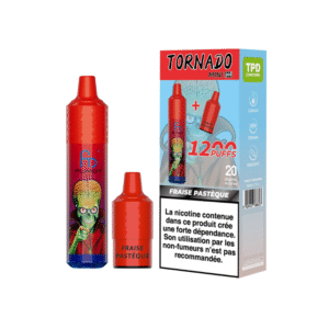 Kit Tornado Mini 1200 Puffs Fraise Pastèque