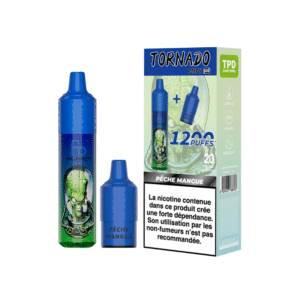 Kit Tornado Mini 1200 Puffs Pêche Mangue