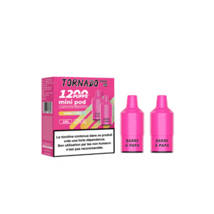 Pack de 2 Pods Tornado Mini 2ml 20mg Barbe à Papa